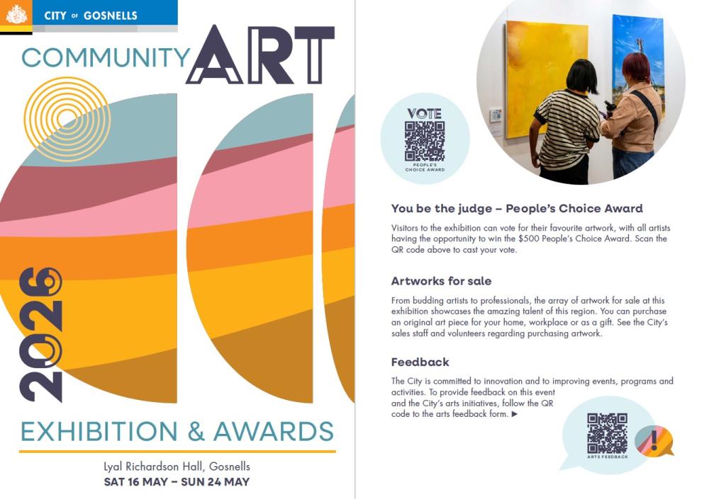 Art Catalogue 2026 front & back page