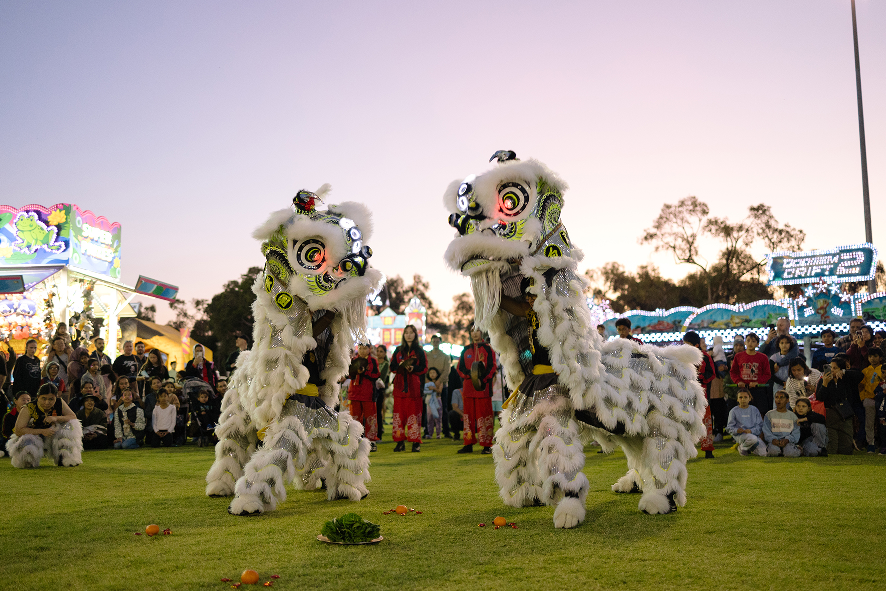  Lion dancers are always a crowd favourite at the City of Gosnells’ Fusion Food  and Culture Festival.