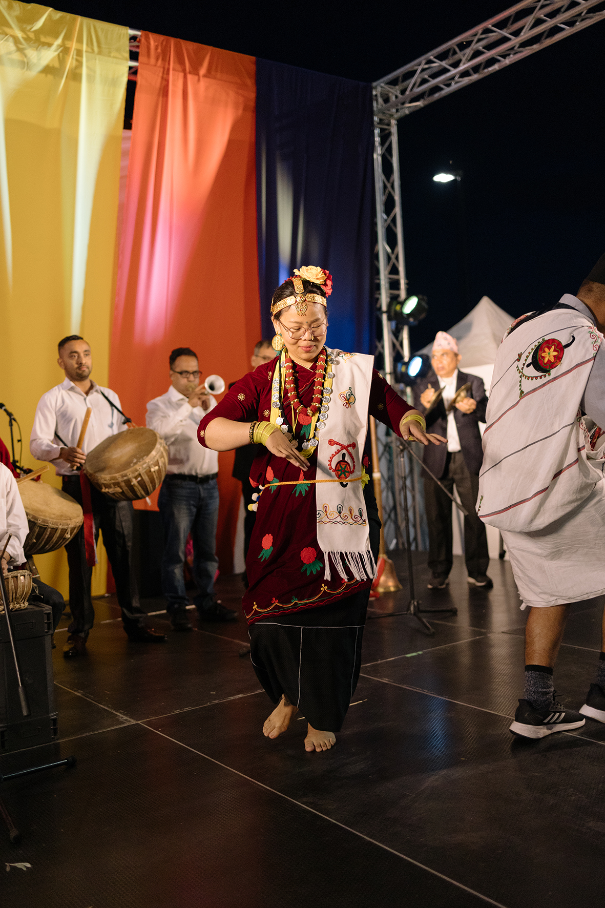  Performers on two stages took crowds around the world with a wide range of  cultural music and dancing at Fusion Food and Culture Festival.