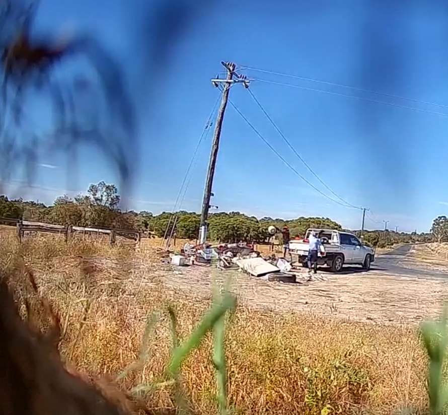 The City of Gosnells has successfully prosecuted a business for five incidents of illegal dumping in October and November 2024, thanks to footage from a covert CCTV camera.