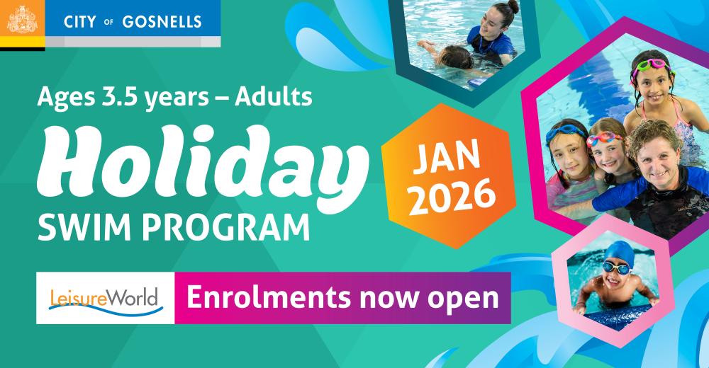 2026 Holiday Swim Program for 3.5year olds to Adults