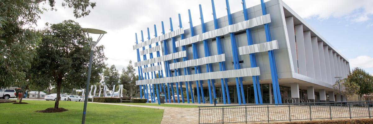 Image of the front of the Civic Centre during the day