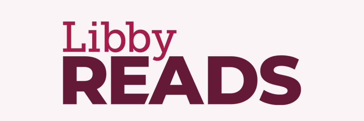 Libby Reads logo in red on white background