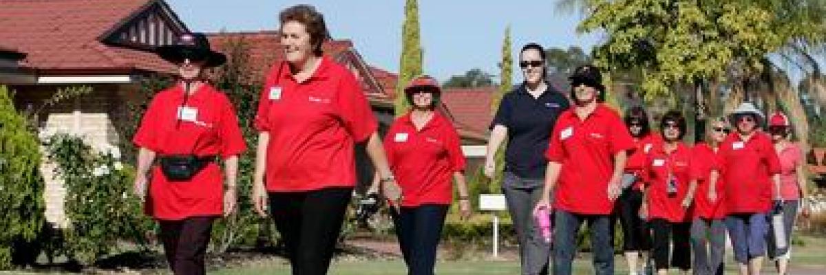 People walking in Canning Vale