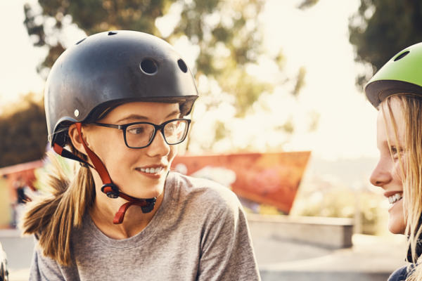 Teens at Skate Park