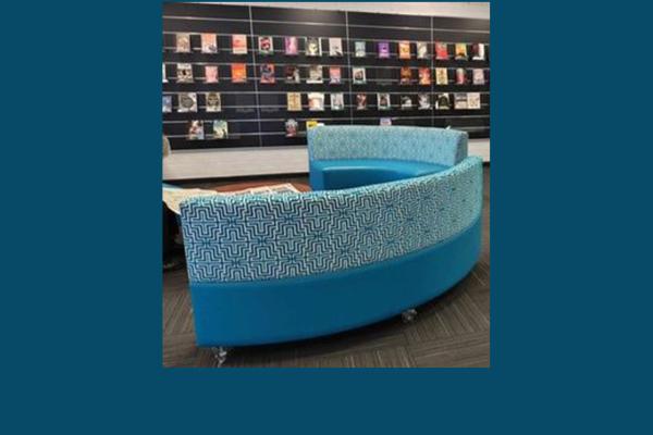 New arrivals display area and lounge at Thornlie Library