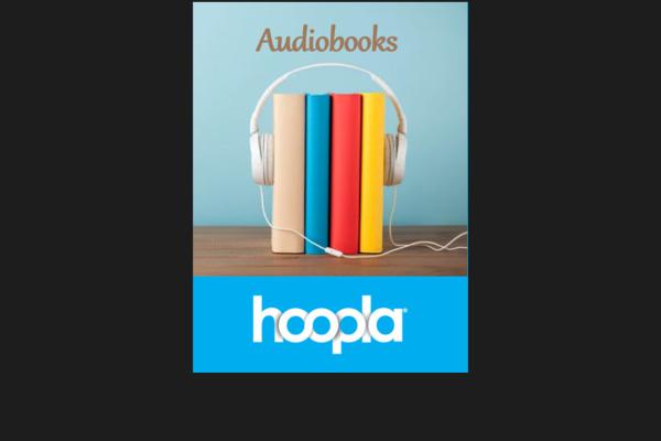 promotional image for hoopla audiobooks