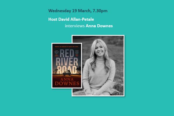Author Anna Downes and her title Red River Road
