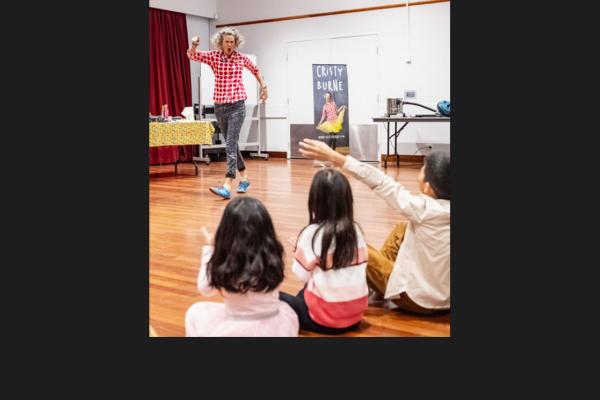 Presenter Cristy Burne at Children's Book Week 2024
