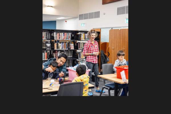 Presenter Cristy Burne at Children's Book Week 2024