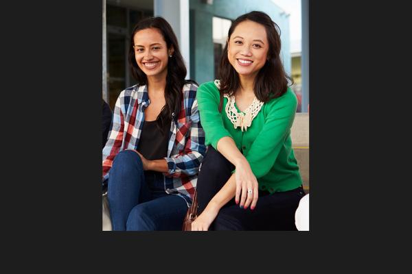Two multicultural women