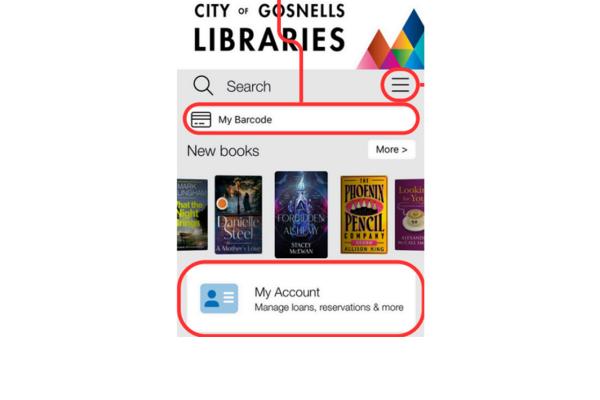 Screenshot of the Solus Library App