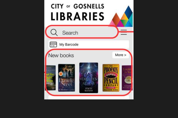 Screenshot of the Solus Library App