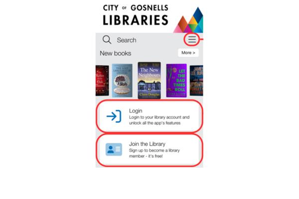 Screenshot of the Solus Library App