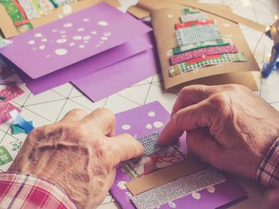 Senior card making 