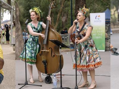 local families gathered at Centennial Pioneer Park Amphitheatre to celebrate at the City of Gosnells Australia Day Big Breakfast