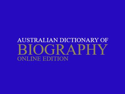 Australian dictionary of biography logo