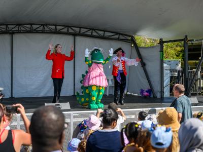 Crowds turned out in their droves to watch the free Junior Jam kids concert in the Civic Centre Gardens on Saturday April 12 2025