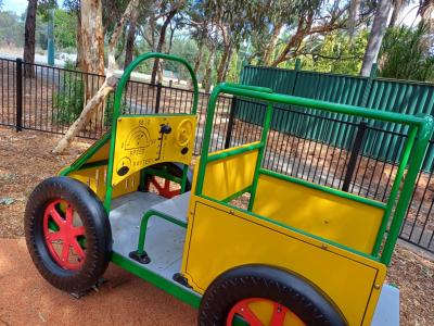 Play-on Boral truck in Boyle Playground