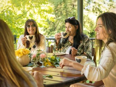 Afternoon tea on the lawn