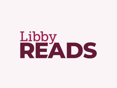 Libby Reads logo in red on white background