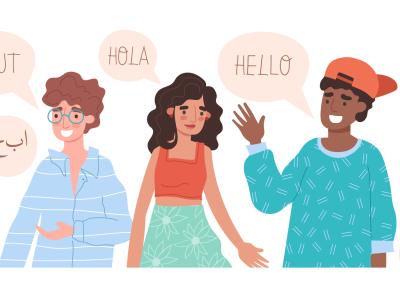 CaLD people saying hello in different languages 