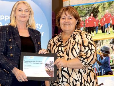 City of Gosnells Mayor Terresa Lynes and Member for Thornlie Colleen Egan welcome the planned improvements to the Don Russell Performing Arts Centre in Thornlie.