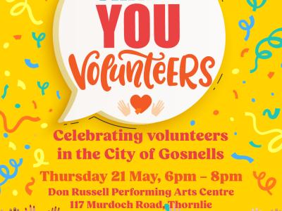 thank you volunteers