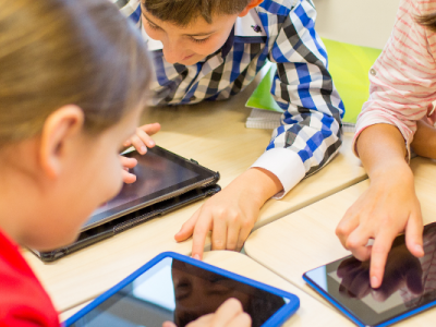 Creating puppets on technology.